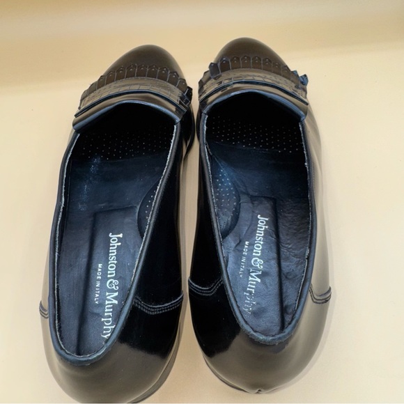 Johnston & Murphy Black Patent Leather‎ Kiltie Loafers, Men’s 13N, EUC - Picture 4 of 8
